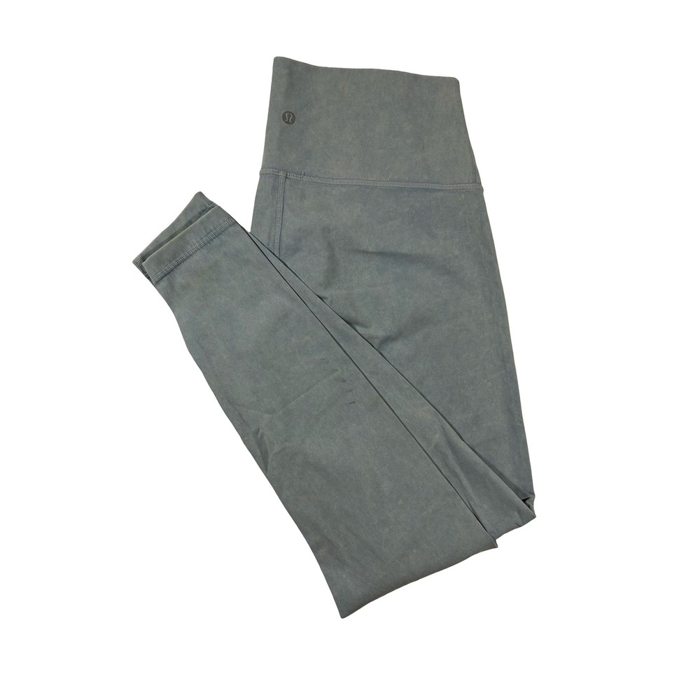 Lululemon Align High-Rise Pant 28 Blue Grey Acid Wash Denim Leggings Size 8